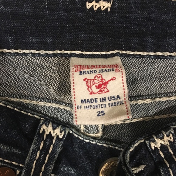 True Religion Billy Big T dark wash size 25 - Picture 3 of 3